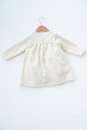 Cream Lace Bow Dress