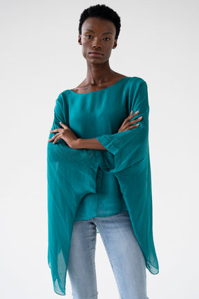 Silk Poncho