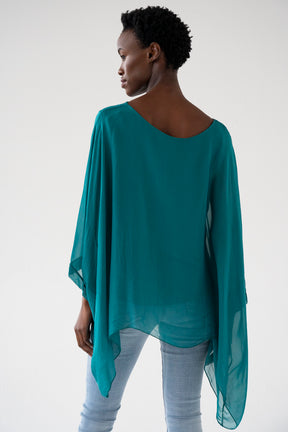 Silk Poncho