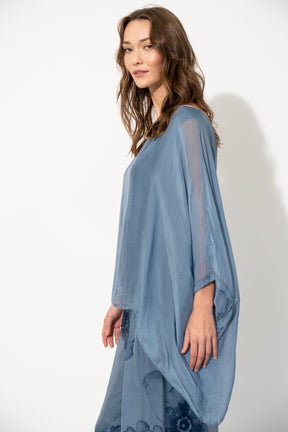 Silk Poncho