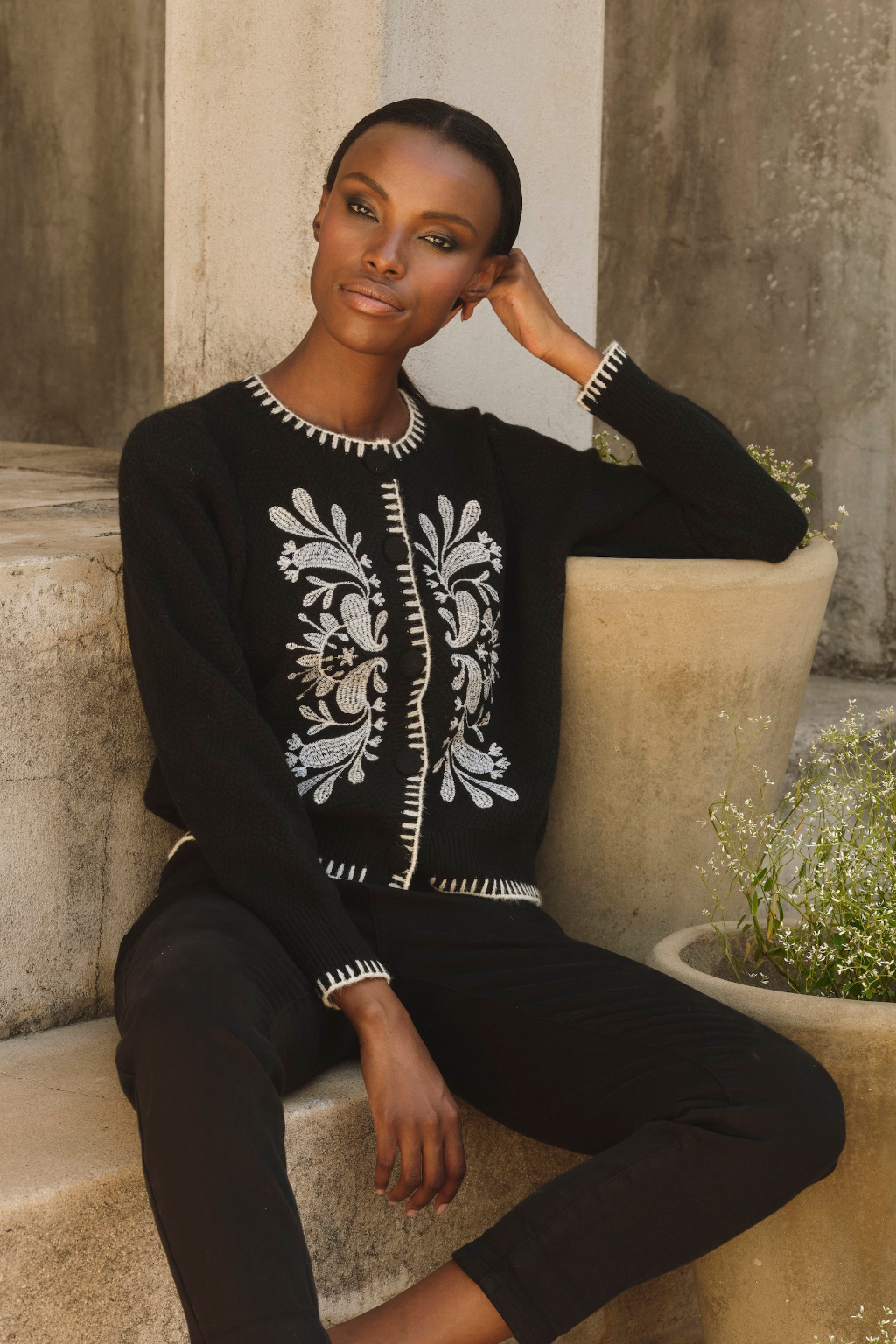 Black Sammy Cardigan