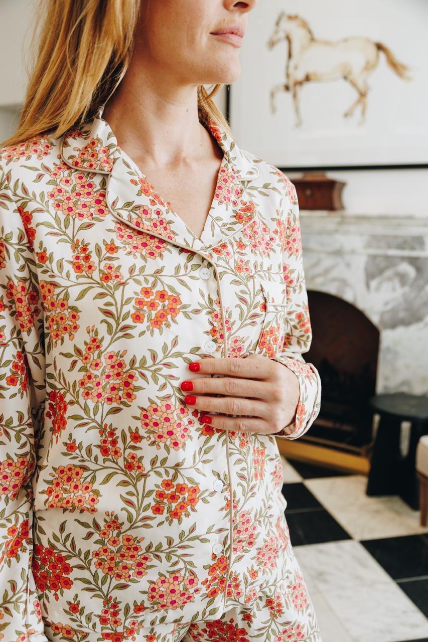 Poppy Divine Coral Spring Long PJ