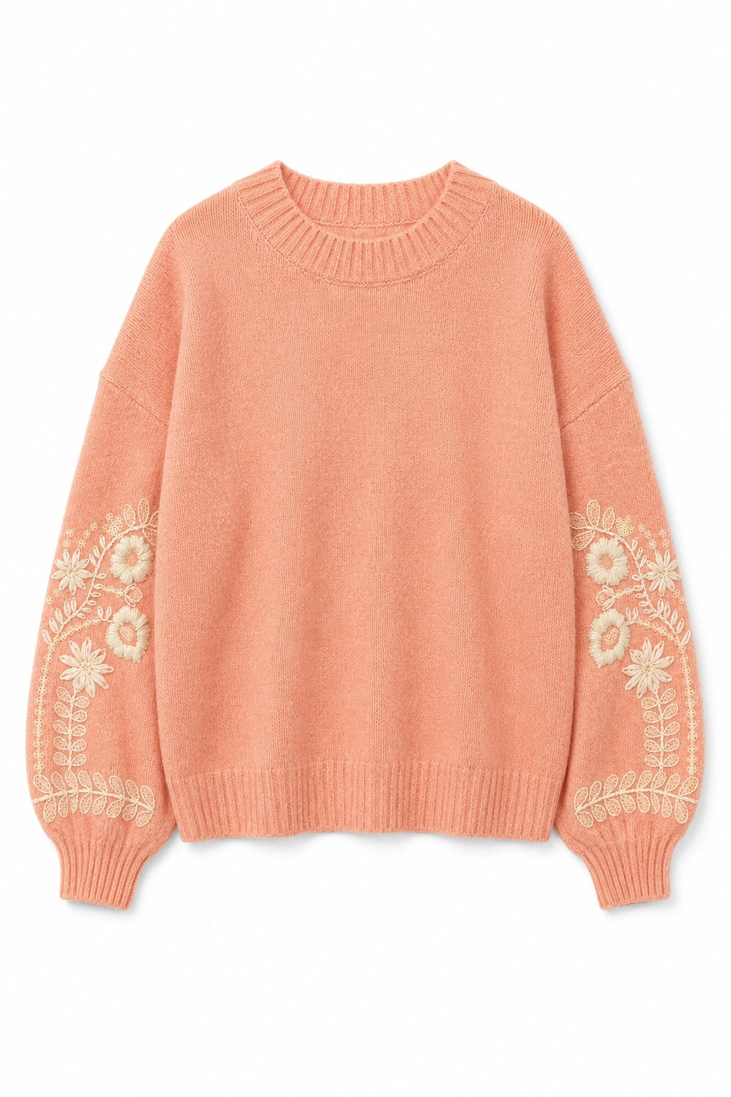 Apricot Detailed Sleeve Jumper