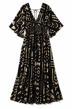 Black Geometric Dress