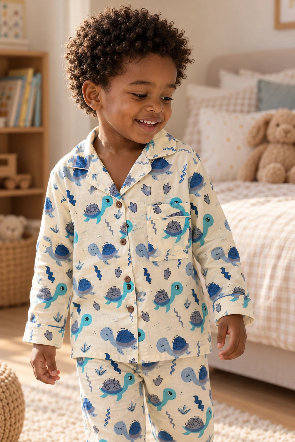 Blue Tortoise PJ Set
