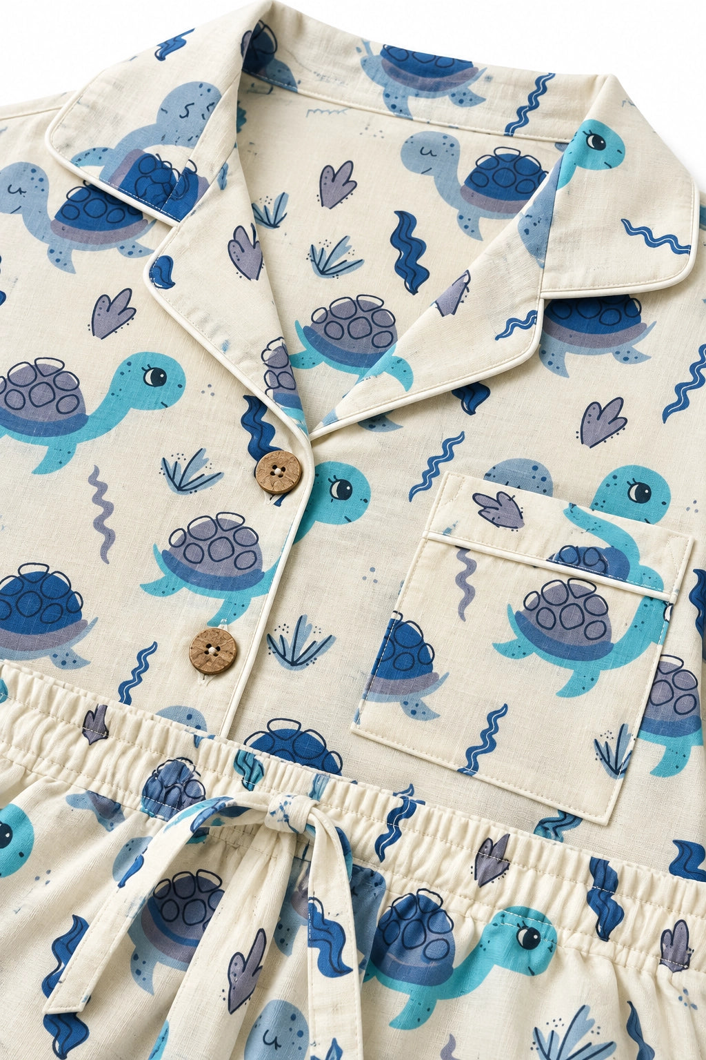 Blue Tortoise PJ Set