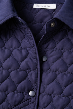 Navy Heart Puffer
