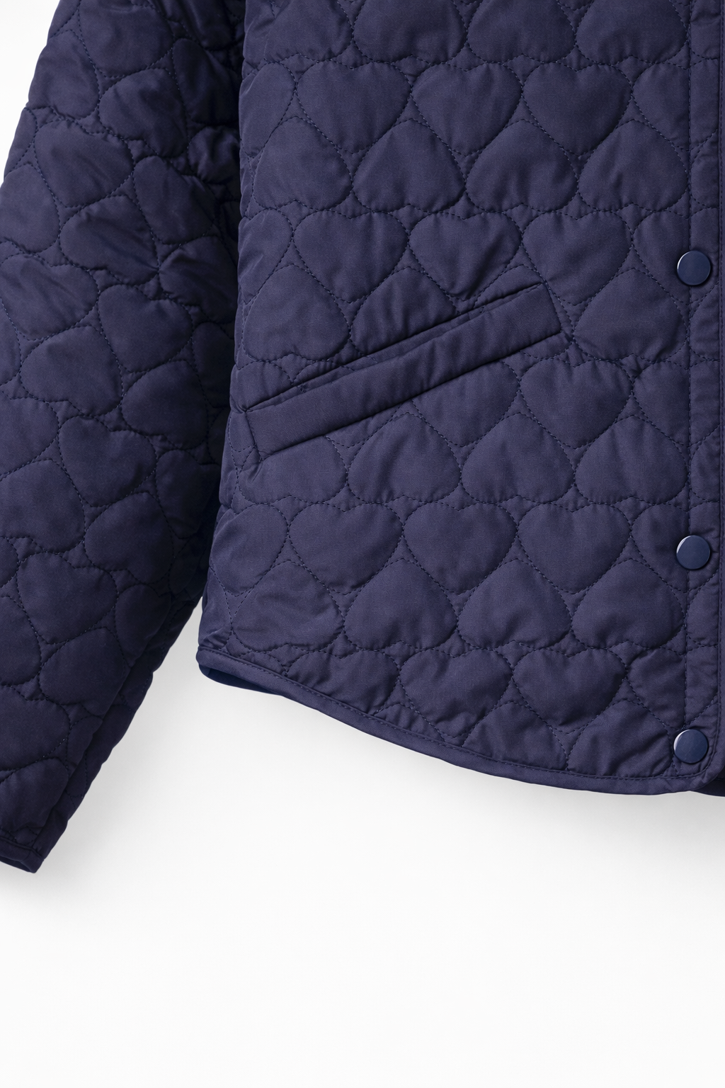 Navy Heart Puffer