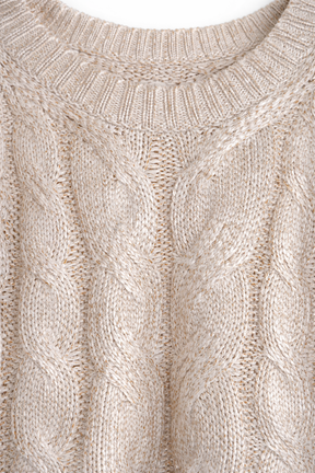 Gold Foil Cream Jumper
