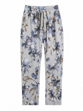 Grey Floral Winter Jogger