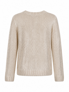 Gold Foil Cream Jumper