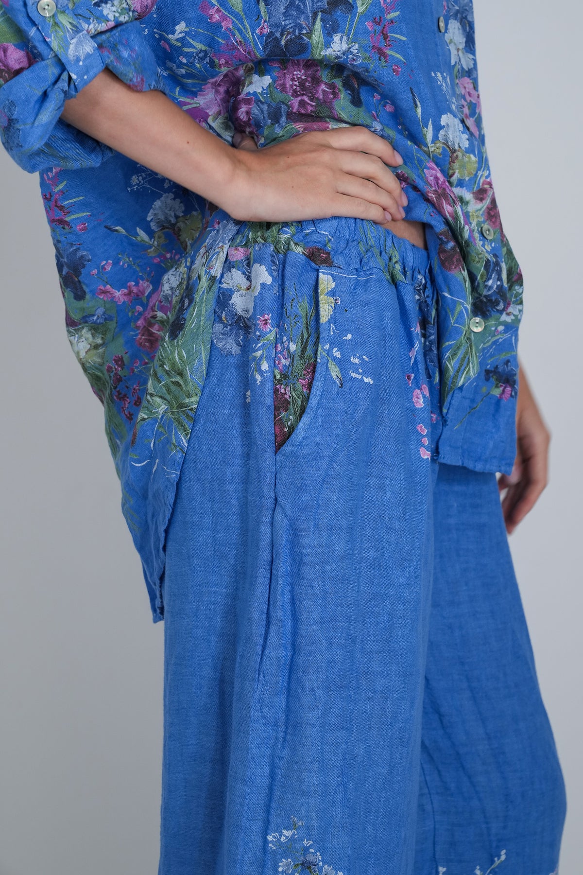 Cobalt Claire Linen Pant