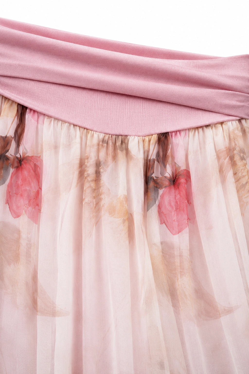 Cream and Blush Savanna Silk Pant