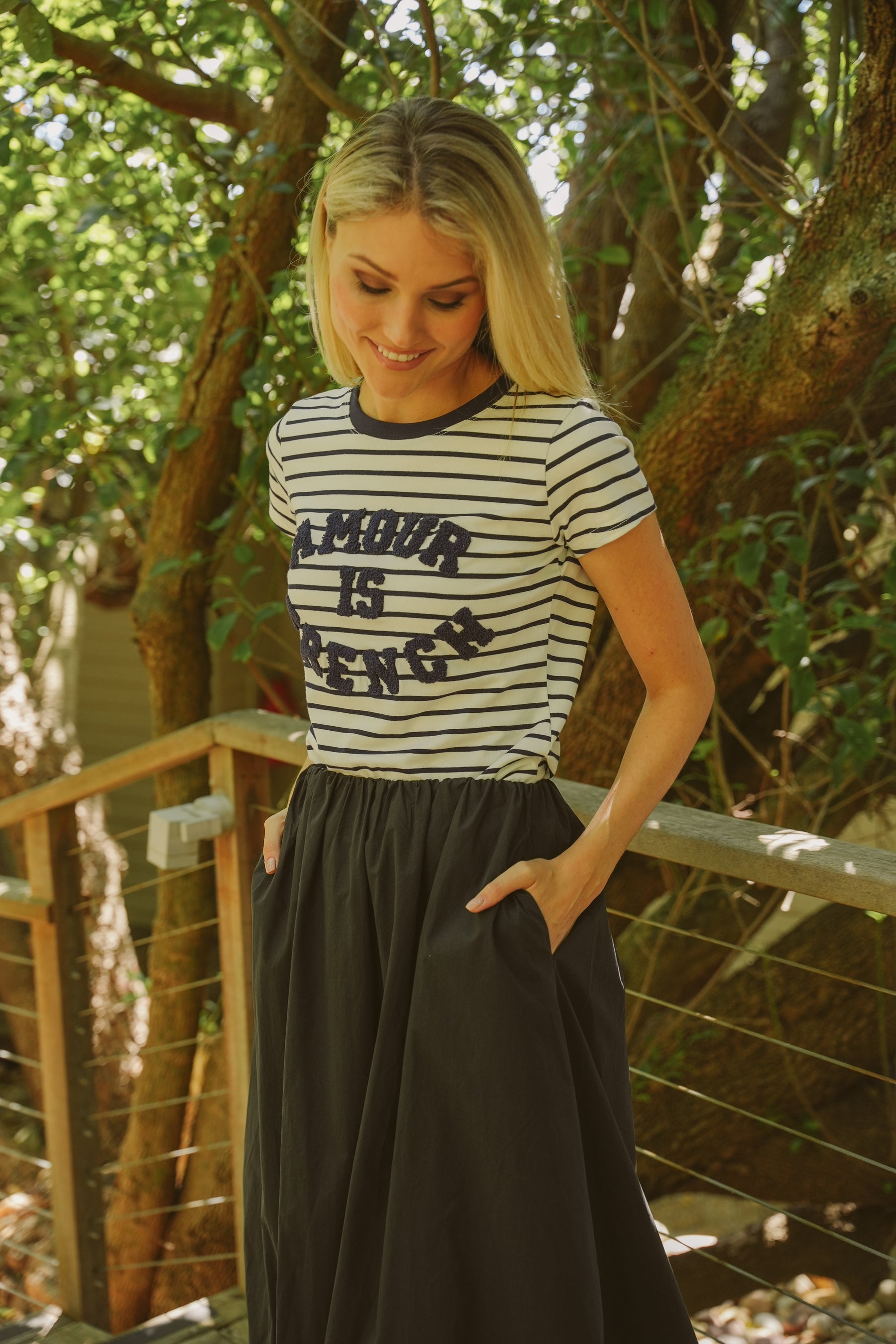 Ink Amour Striped Tee