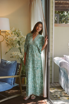 Turquoise and Teal Resort Dress