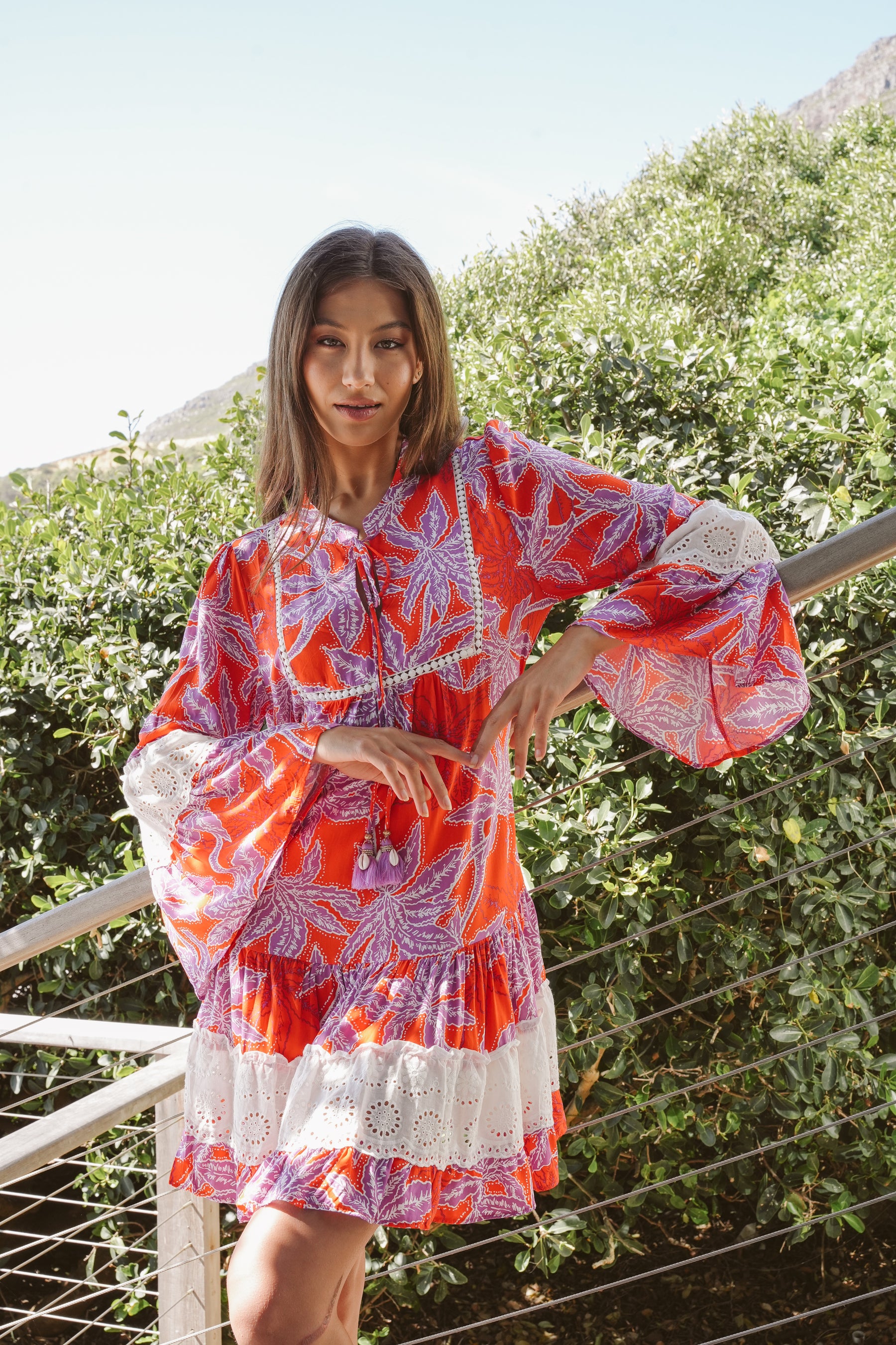 Red and Purple Kate Tunic