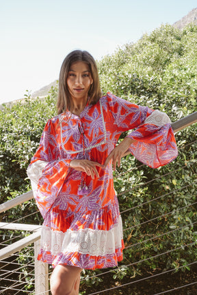 Red and Purple Kate Tunic