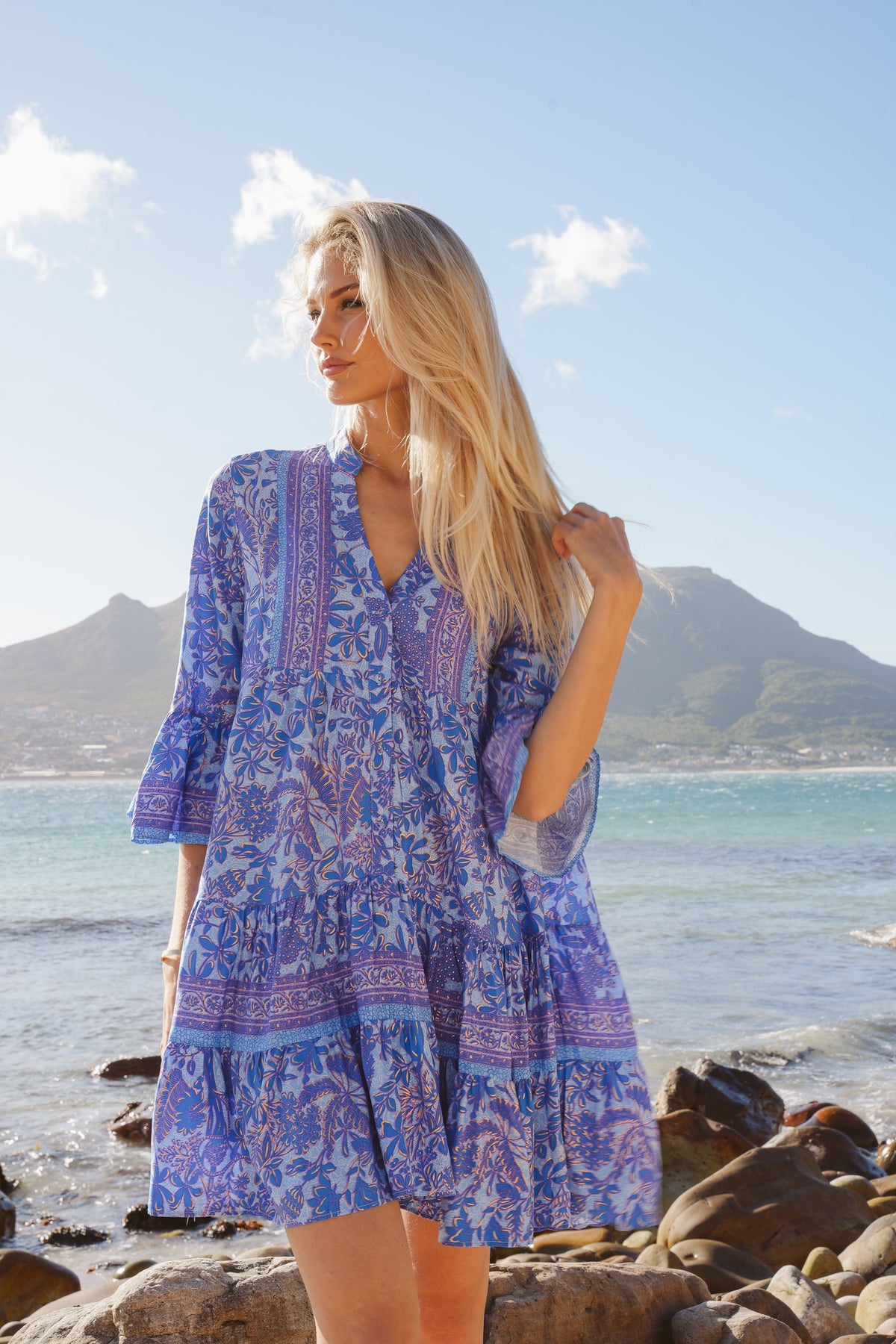 Cobalt Blue Tunic Dress
