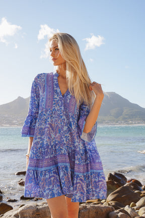 Cobalt Blue Tunic Dress