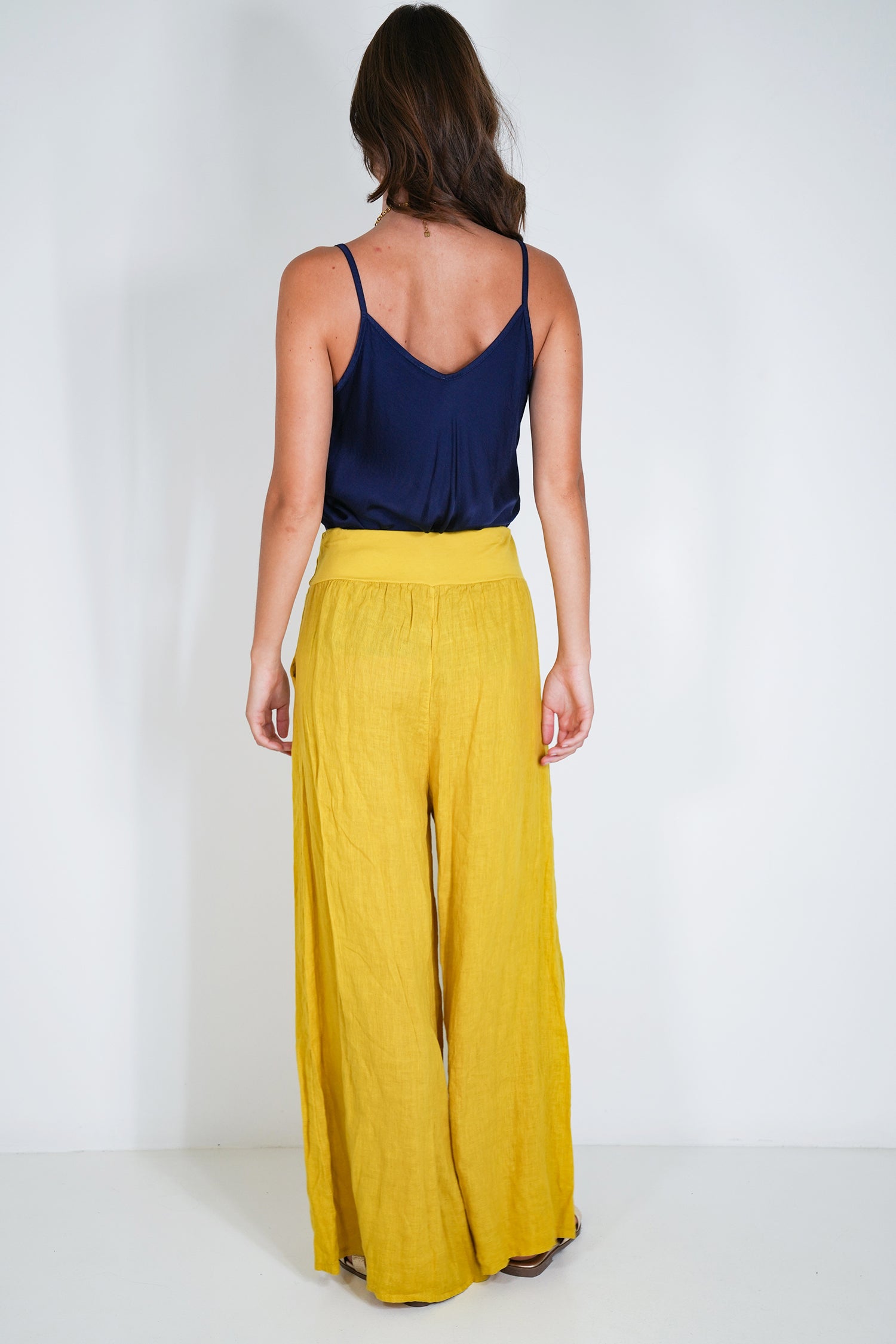 Thatch Linen Wide Leg Pant