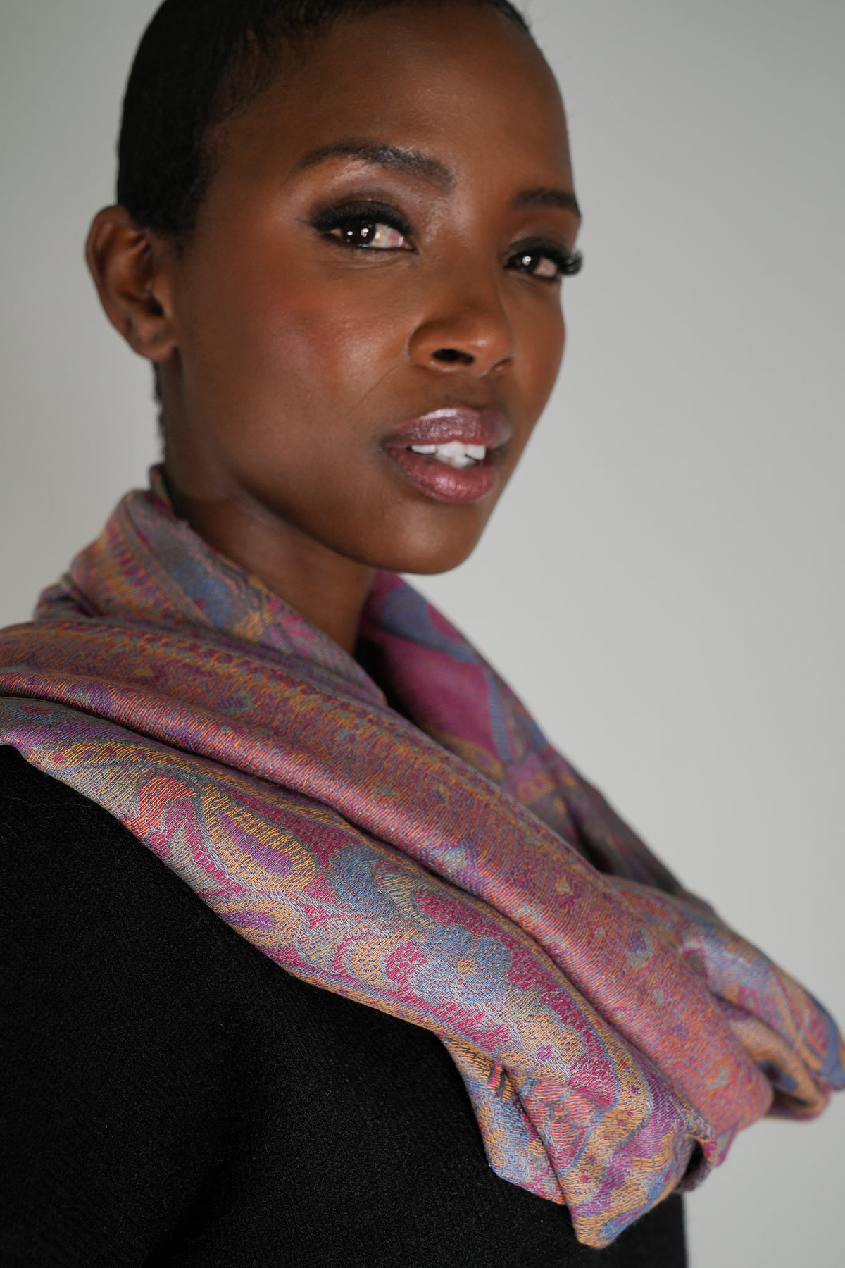 Cerise Azra Scarf