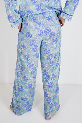 Cobalt Floral Pajamas