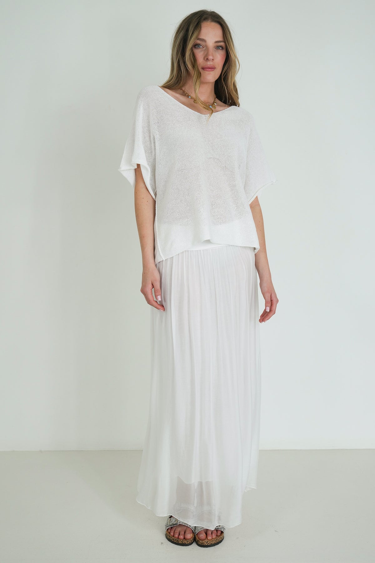 White Basic Knit