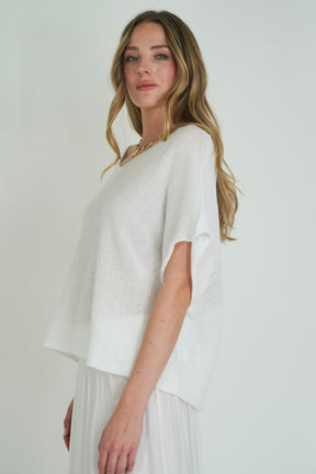 White Basic Knit