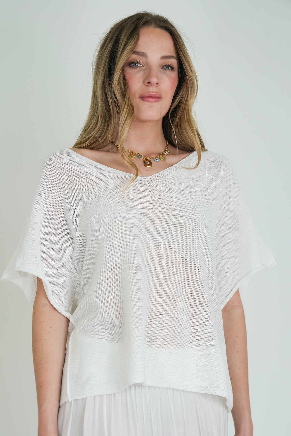 White Basic Knit