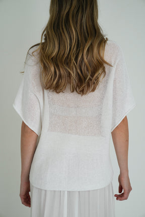 White Basic Knit