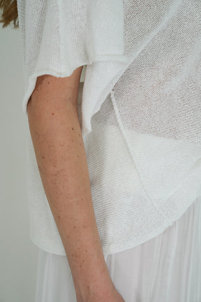 White Basic Knit