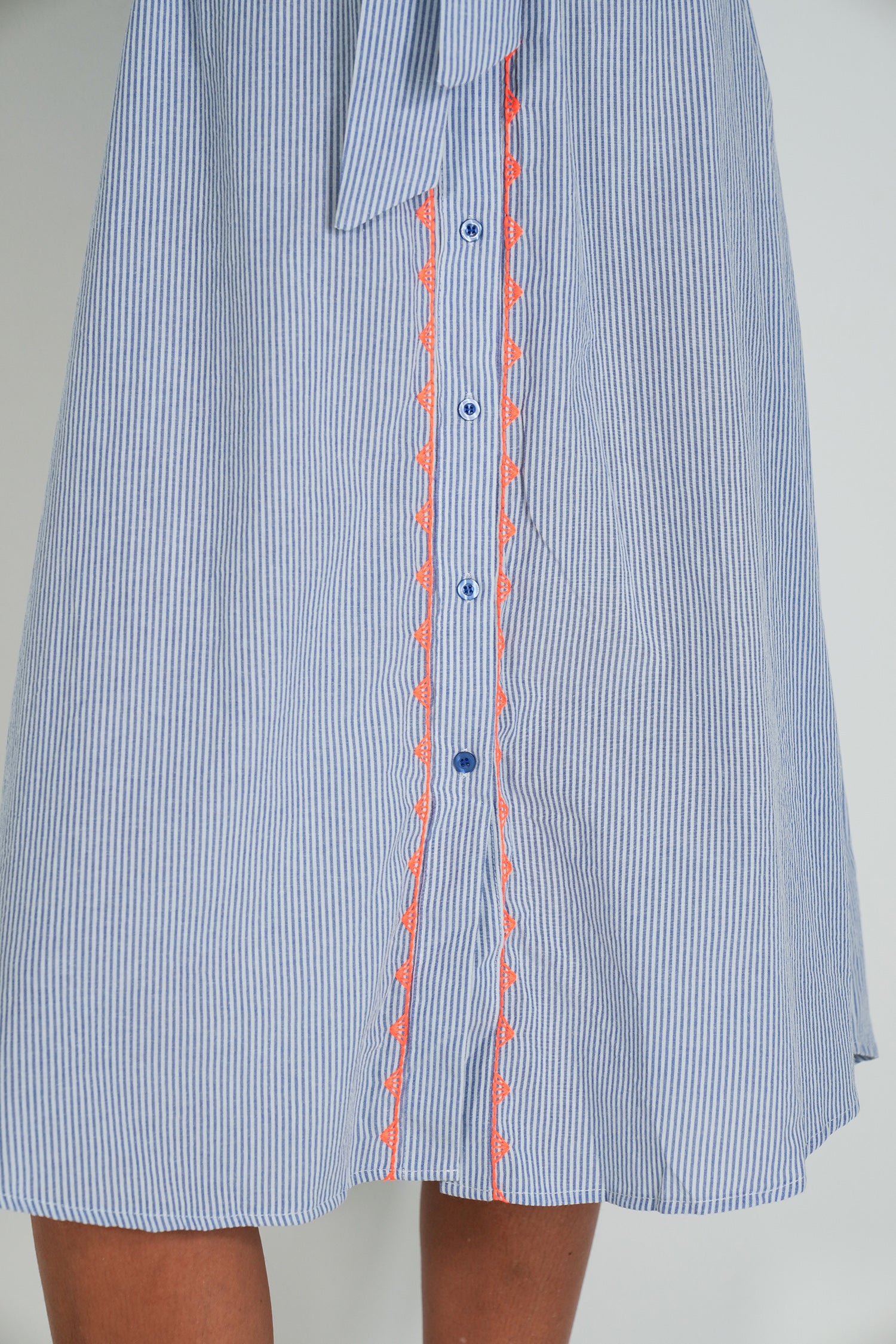 Blue Striped Rylie Dress