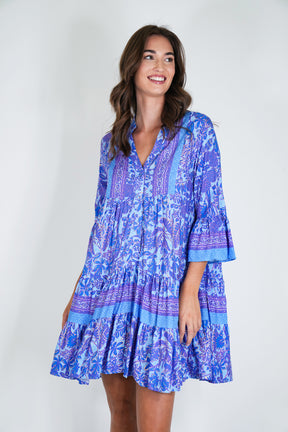 Cobalt Blue Tunic Dress