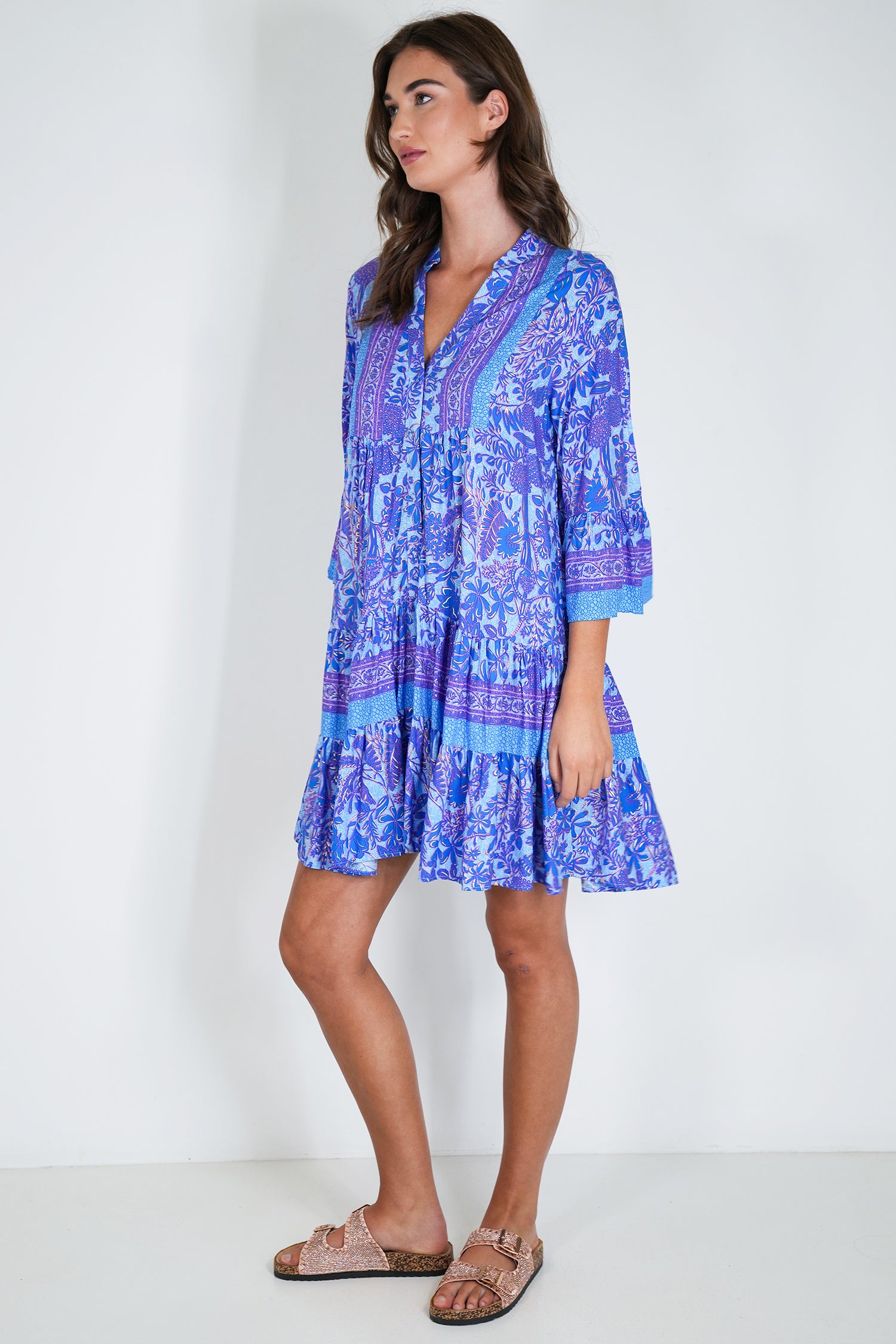 Cobalt Blue Tunic Dress