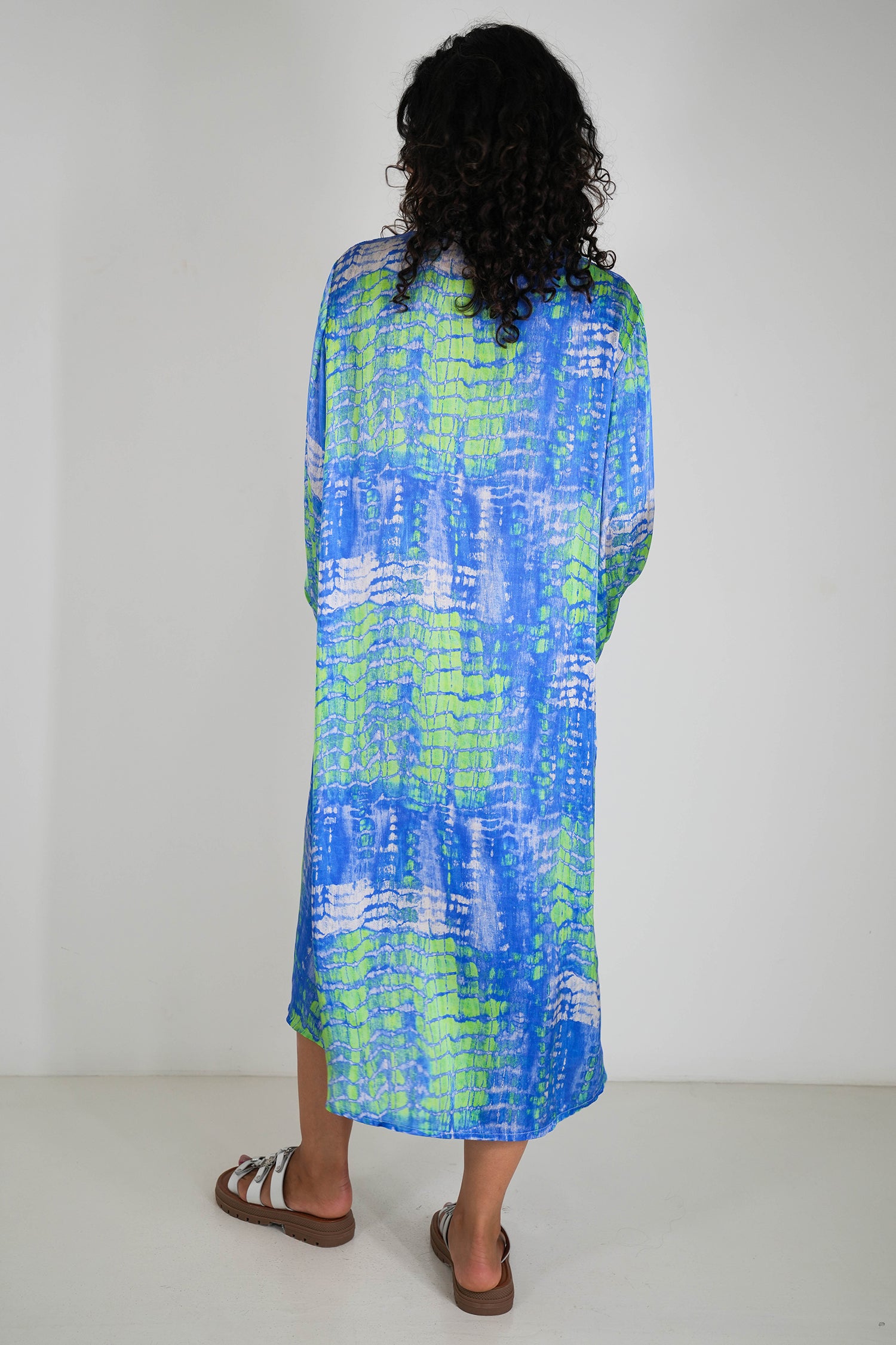 Cobalt and Lime Nicola Dress