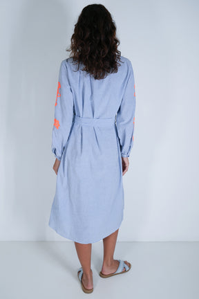 Blue Striped Rylie Dress