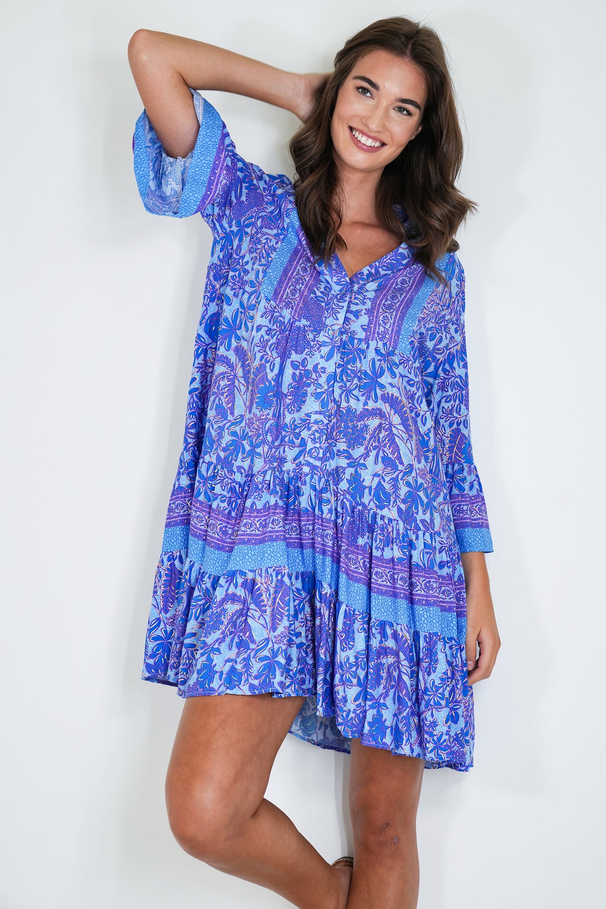 Cobalt Blue Tunic Dress