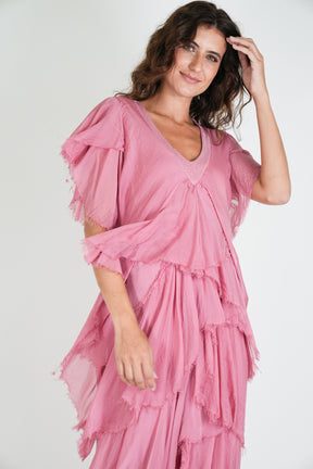Pink Ruffle Dress