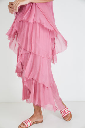 Pink Ruffle Dress