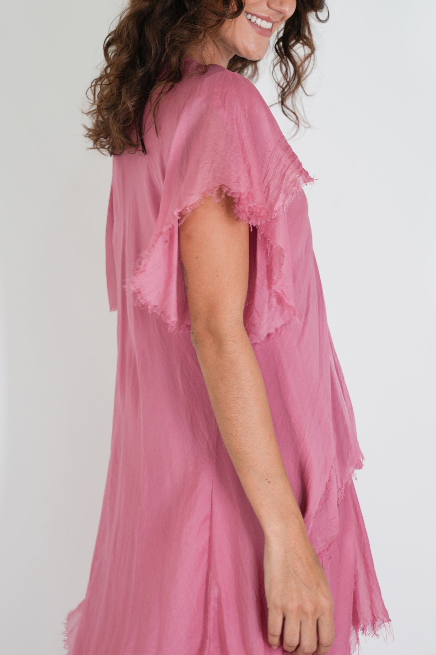 Pink Ruffle Dress