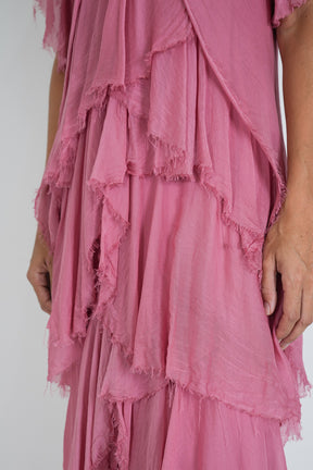 Pink Ruffle Dress