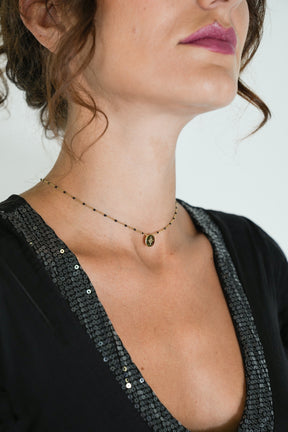 Black Elana Necklace