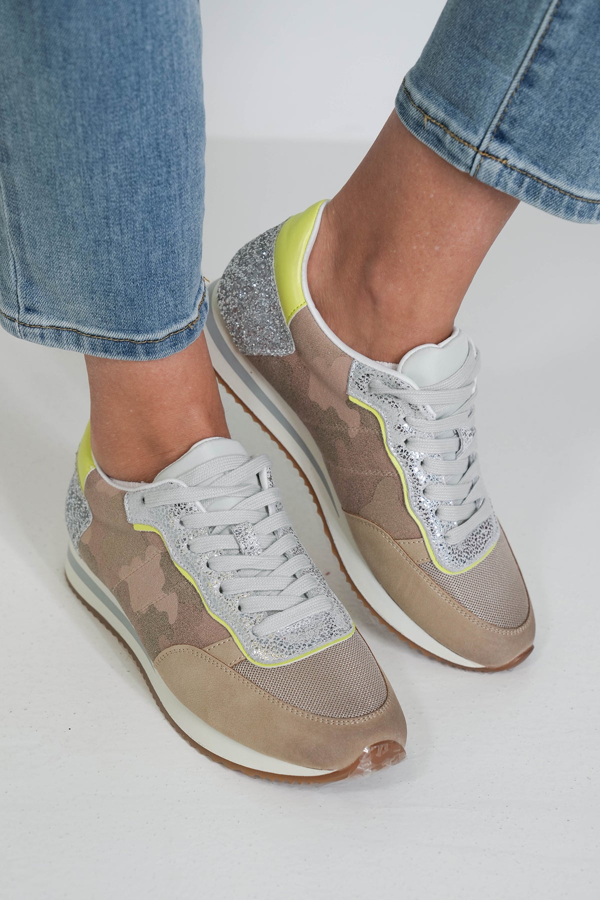 Yellow Camou Jessy Trainer