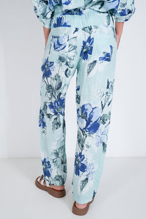 Mint Delphine Linen Pant