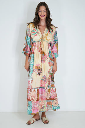 Pink and Blue Shazia Dress