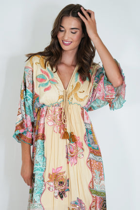 Pink and Blue Shazia Dress