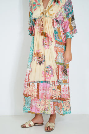 Pink and Blue Shazia Dress