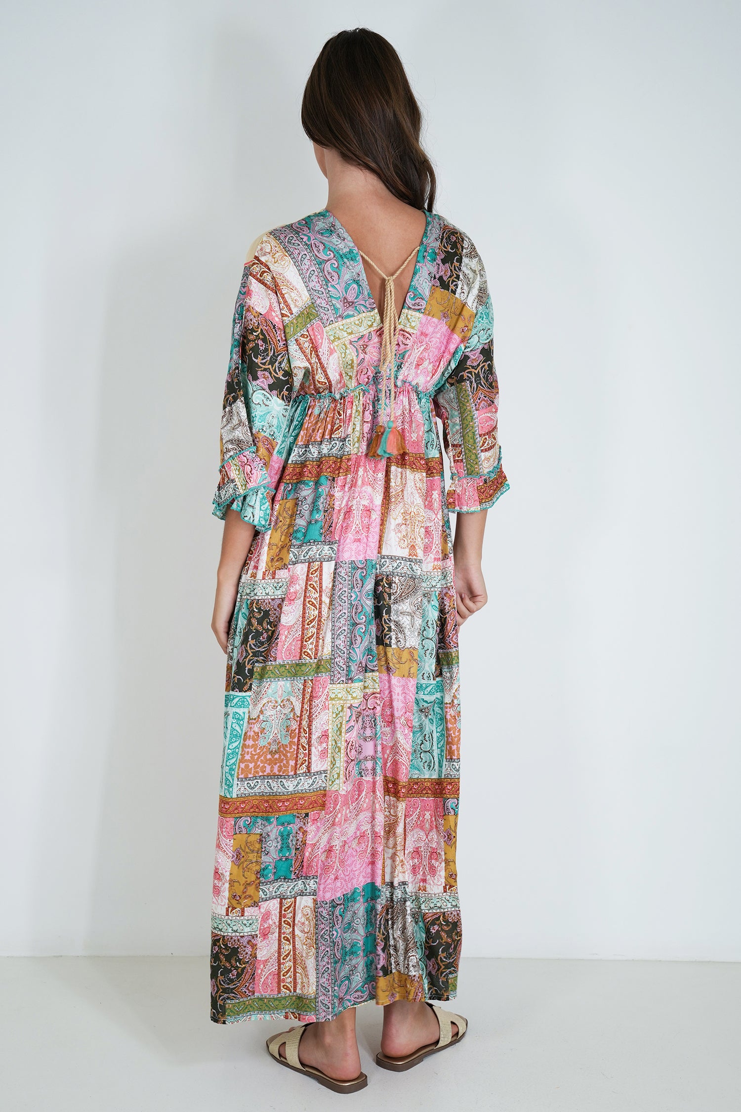 Pink and Blue Shazia Dress