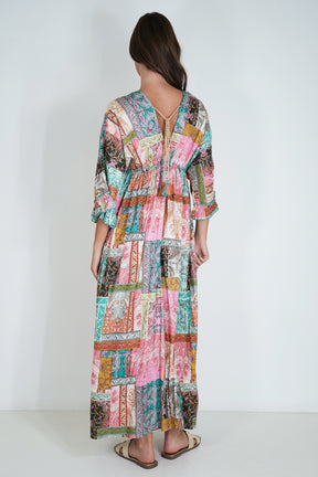 Pink and Blue Shazia Dress