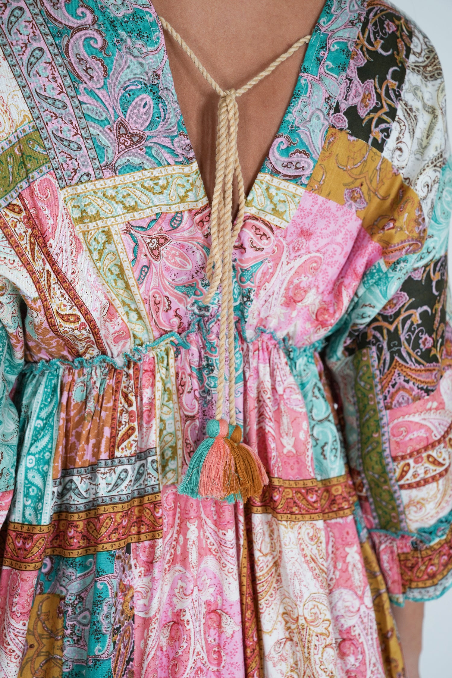 Pink and Blue Shazia Dress